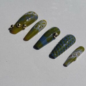 “Just my luck” press on set